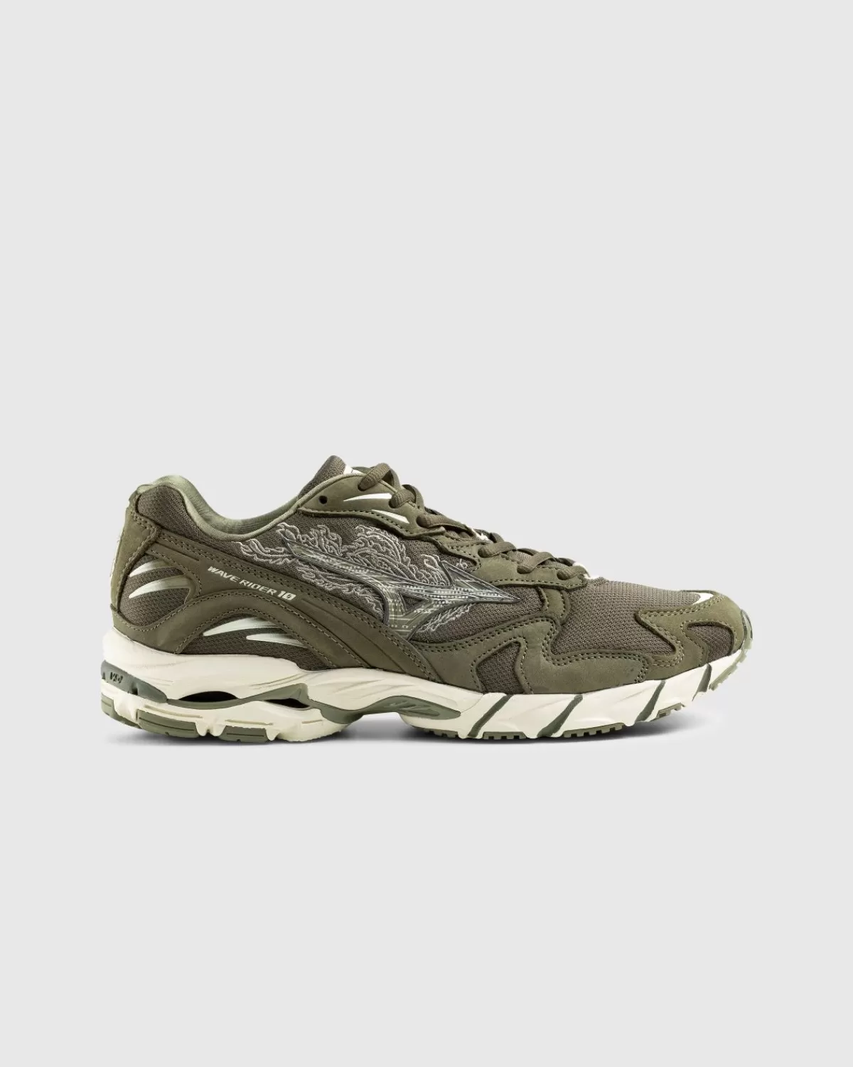 Männer Mizuno X Maharishi Wave Rider 10 Olivgrun