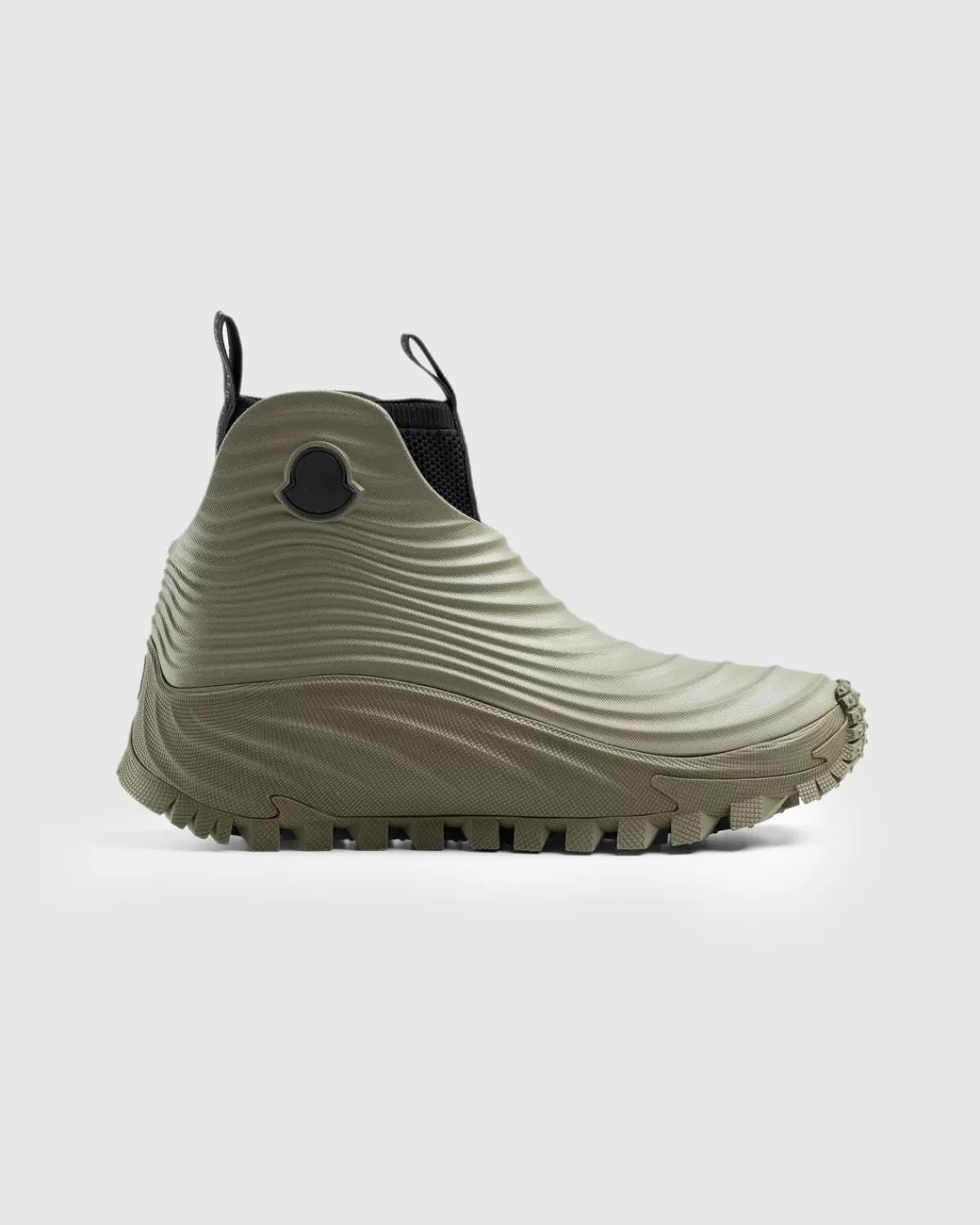 Männer Moncler Acqua Hohe Regenstiefel Khaki