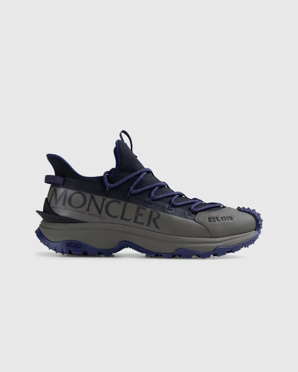 Männer Moncler Trailgrip Lite 2 Sneakers Blau/Olivgrun