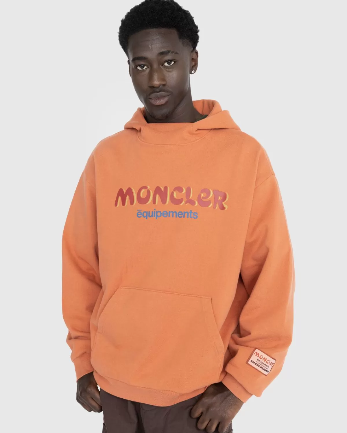 X Salehe Bembury Logo-Hoodie Beige>Moncler Store