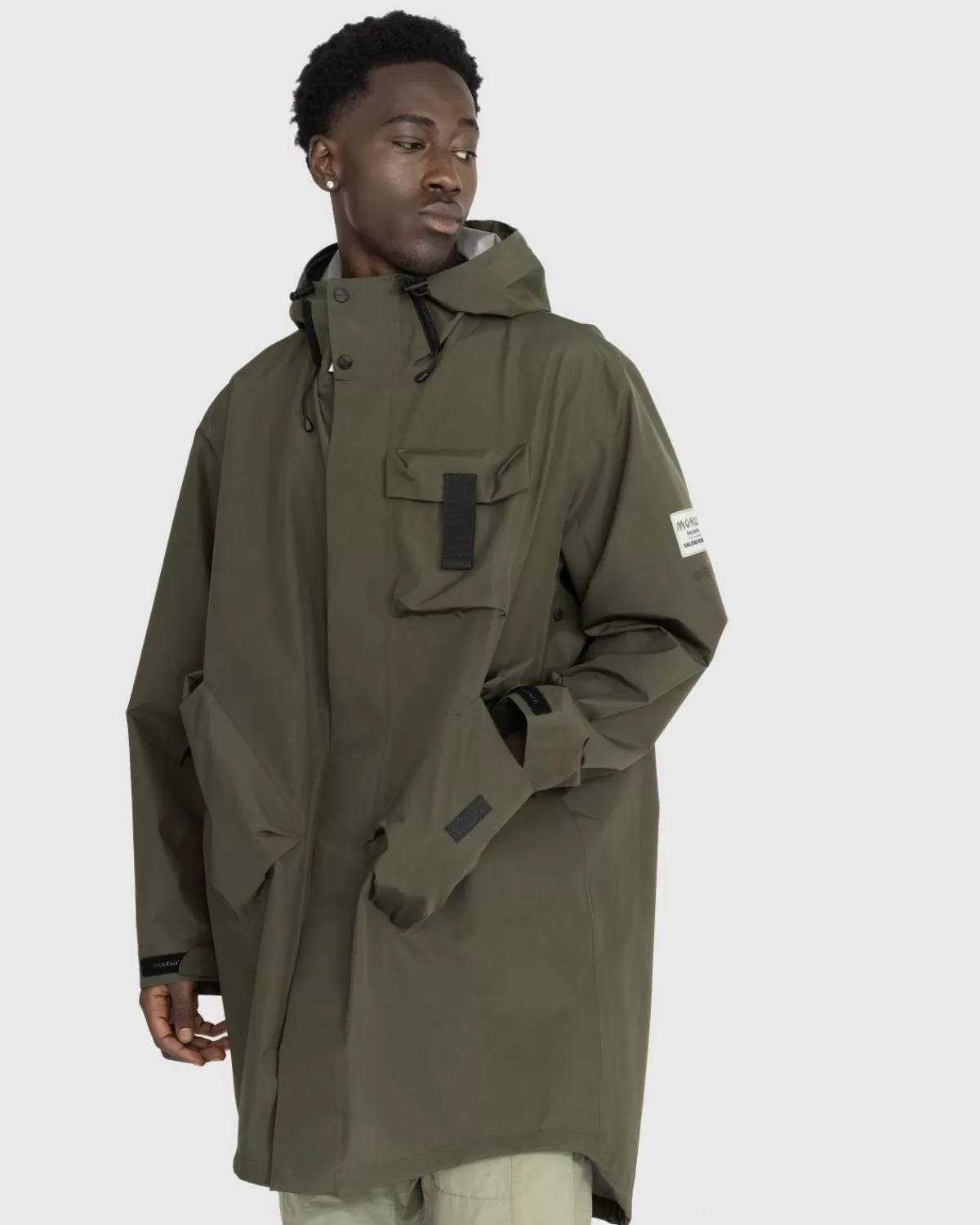 X Salehe Bembury Menger Parka Grun>Moncler Clearance