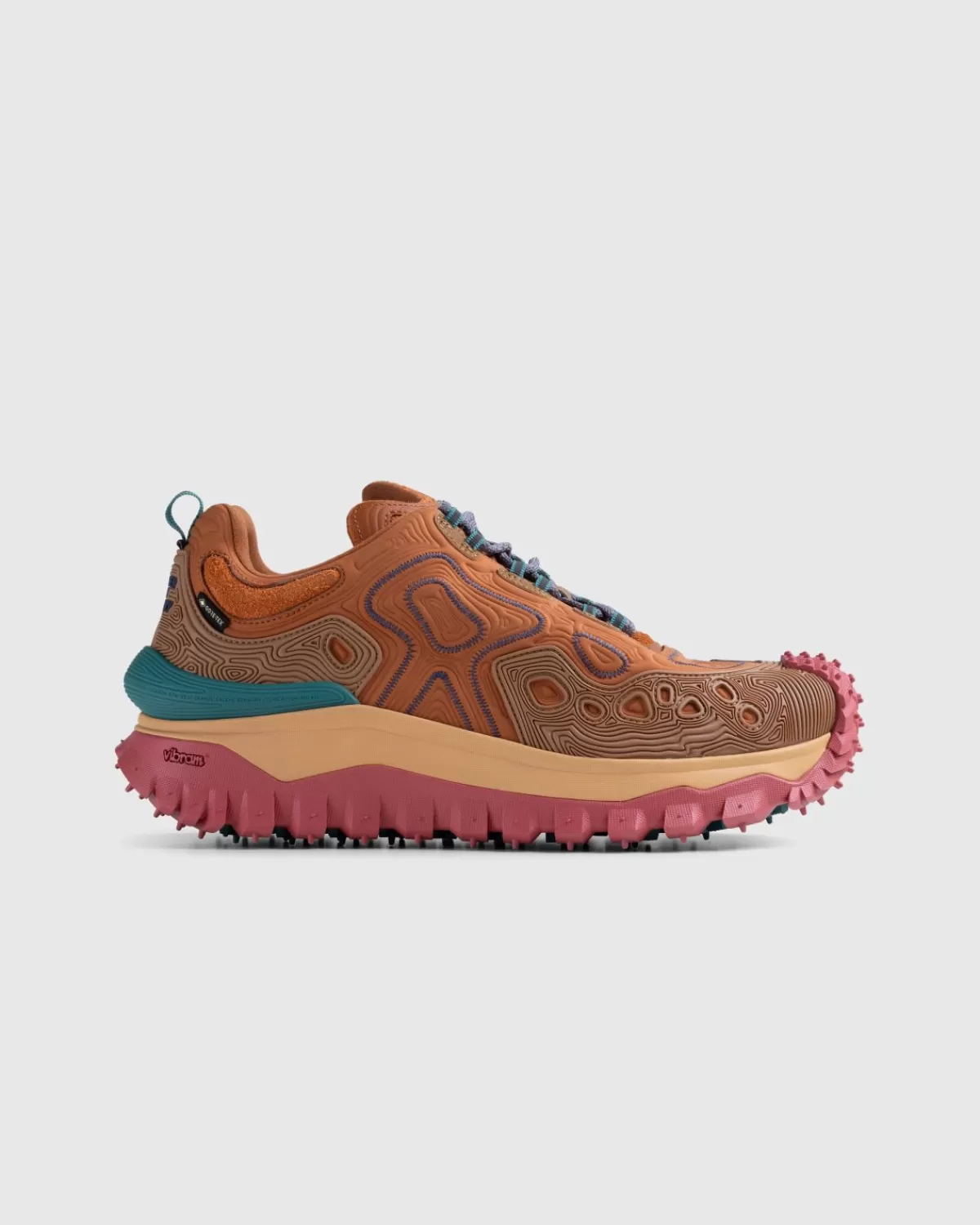 Männer Moncler X Salehe Bembury Trailgrip Grain Sneakers Orange