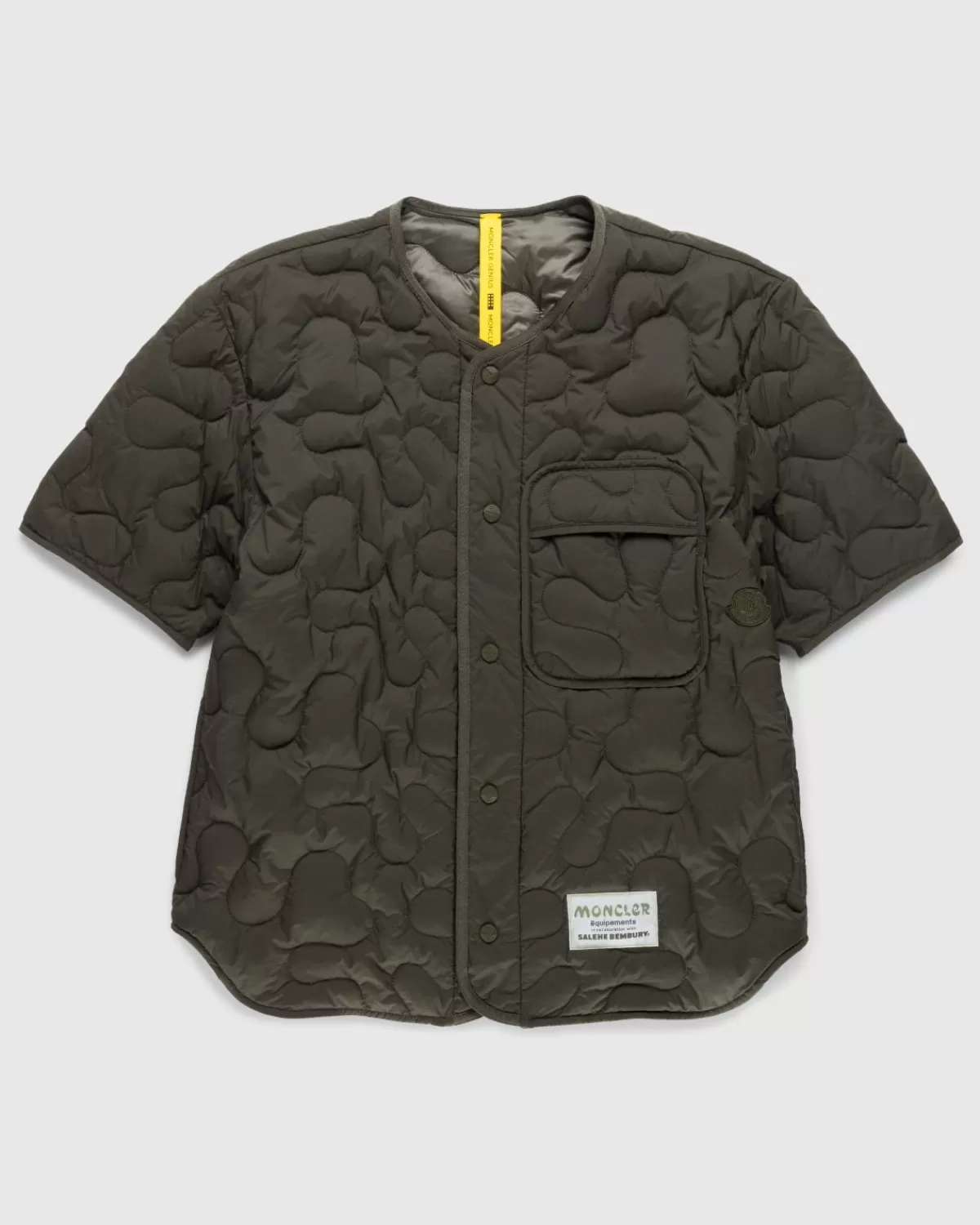 X Salehe Bembury Wattiertes Hemd Grun>Moncler Outlet