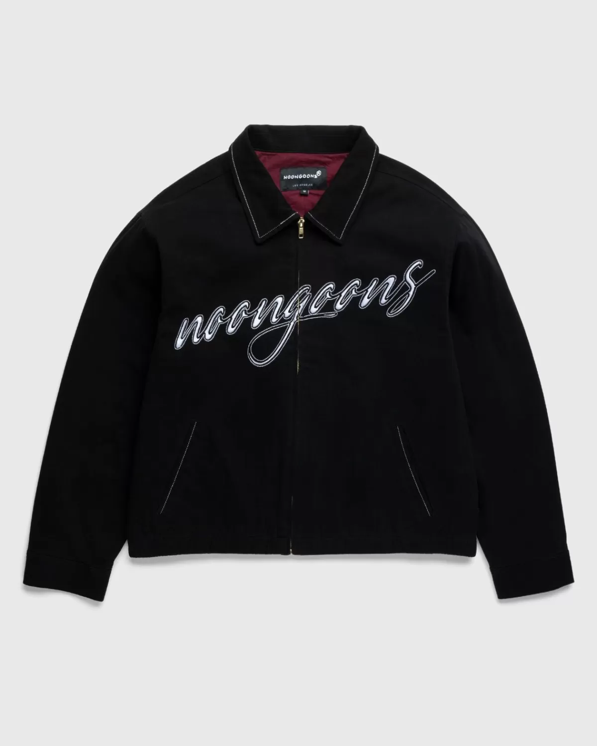 Genahte Jacke Schwarz>Noon Goons Store