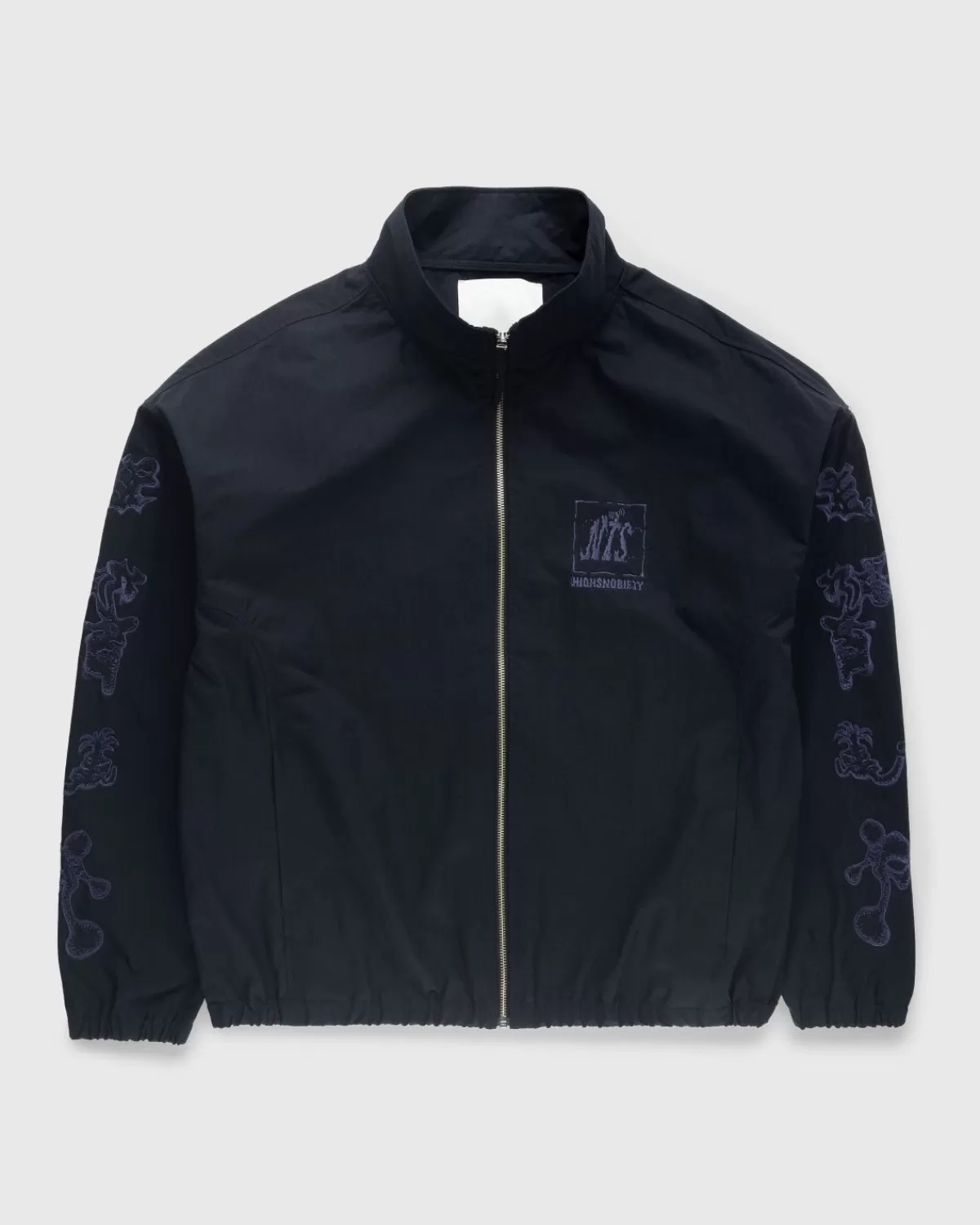 X Highsnobiety Trainingsjacke Aus Geburstetem Nylon In Marineblau>NTS Cheap