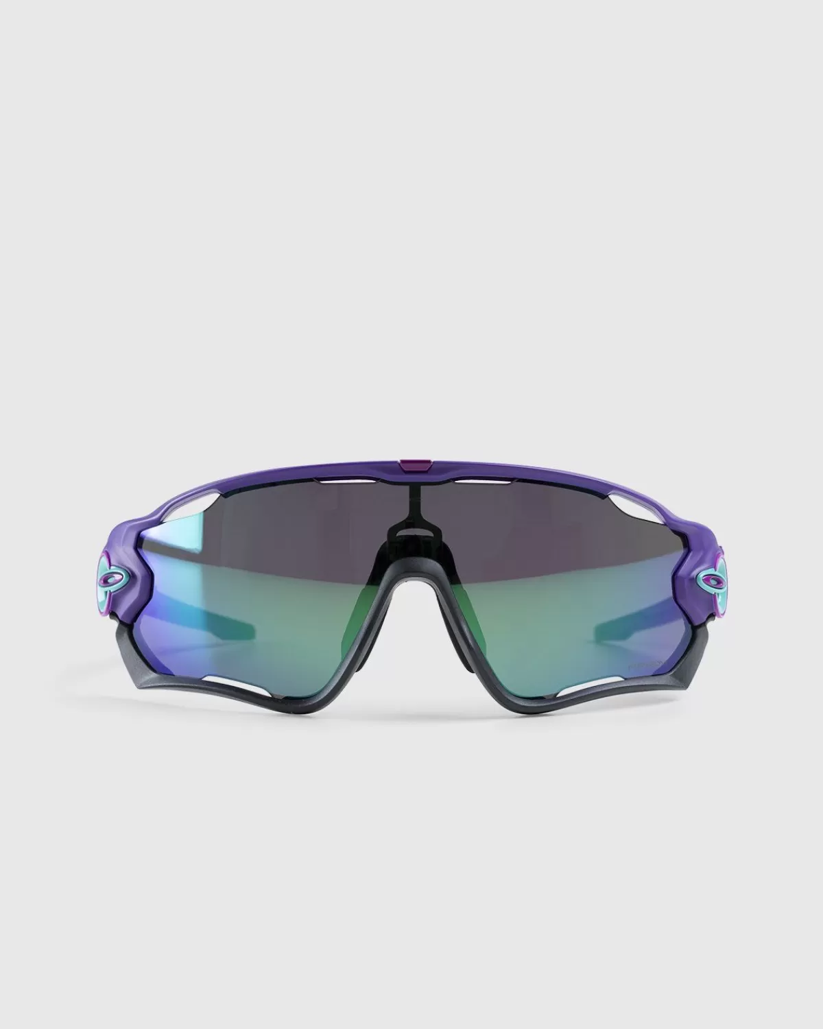 Männer Oakley Jawbreaker Przim Jade Lenses Matte Electric Purple Rahmen