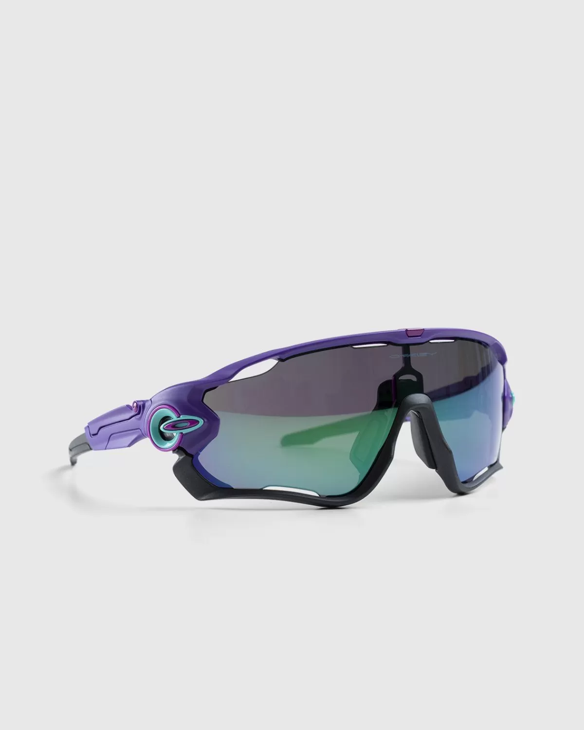 Männer Oakley Jawbreaker Przim Jade Lenses Matte Electric Purple Rahmen