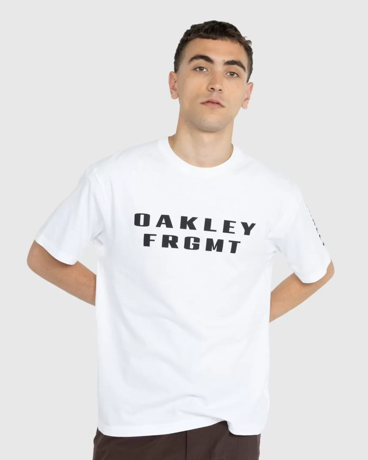 Männer Oakley X Fragment T-Shirt Weis