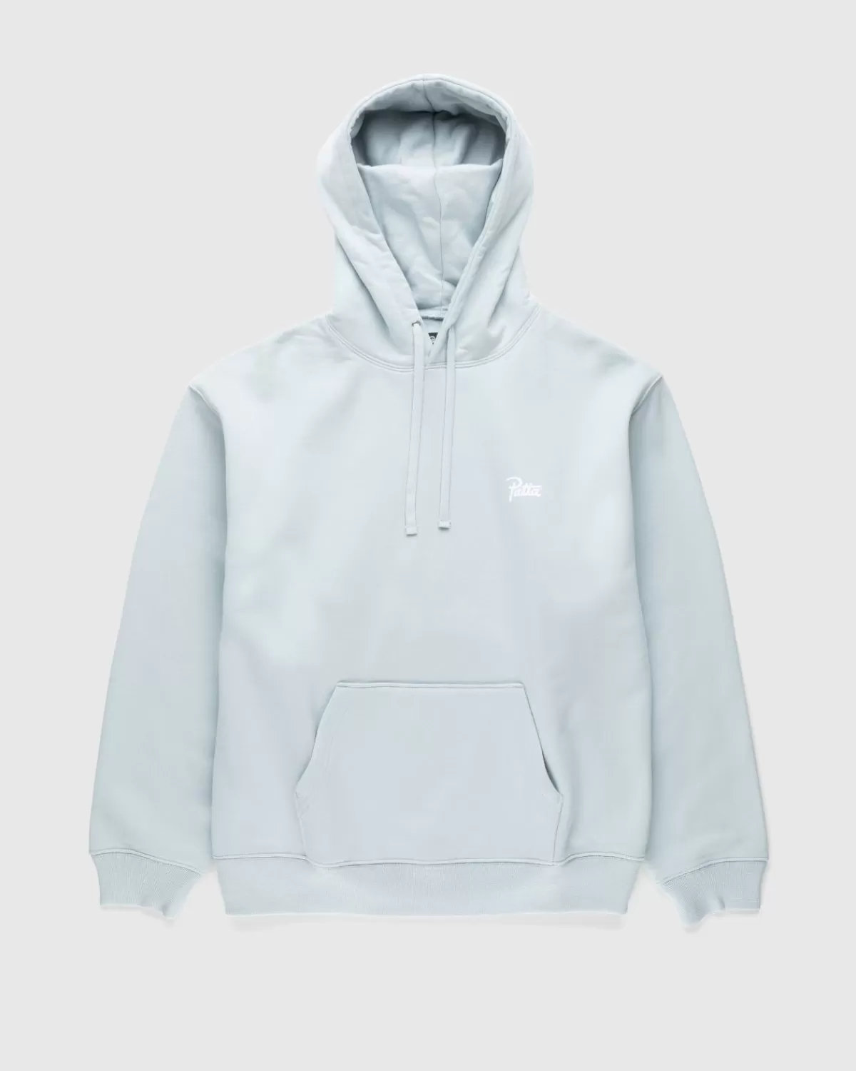 Basic Kapuzenpullover Perlblau>Patta Online