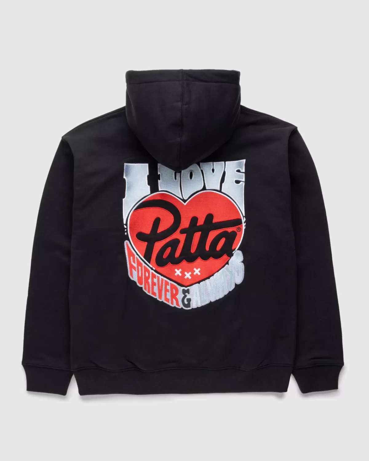 Forever And Always Boxy Hoodie Schwarz>Patta Hot