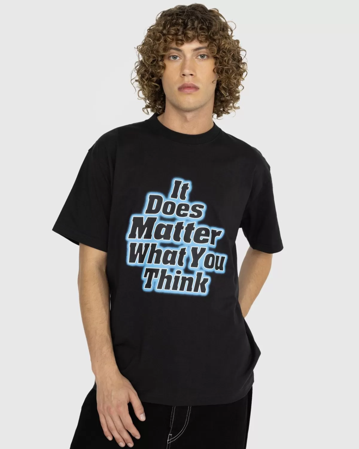 Männer Patta It Does Matter What You Think T-Shirt Schwarz