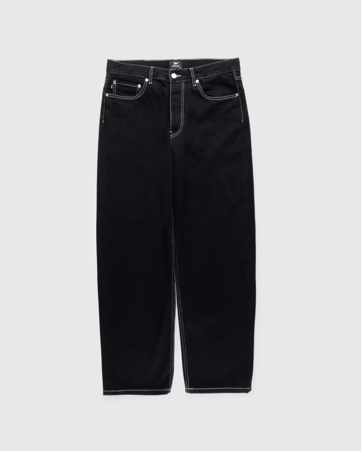 Lose Denim-Hose Mit Kontrastnahten In Schwarz>Patta Cheap