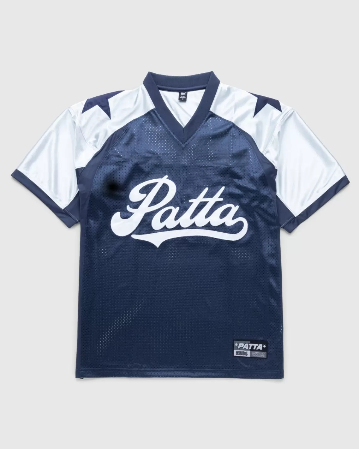 Männer Patta Respect Fusballtrikot Blue Nights/Pearl Blue