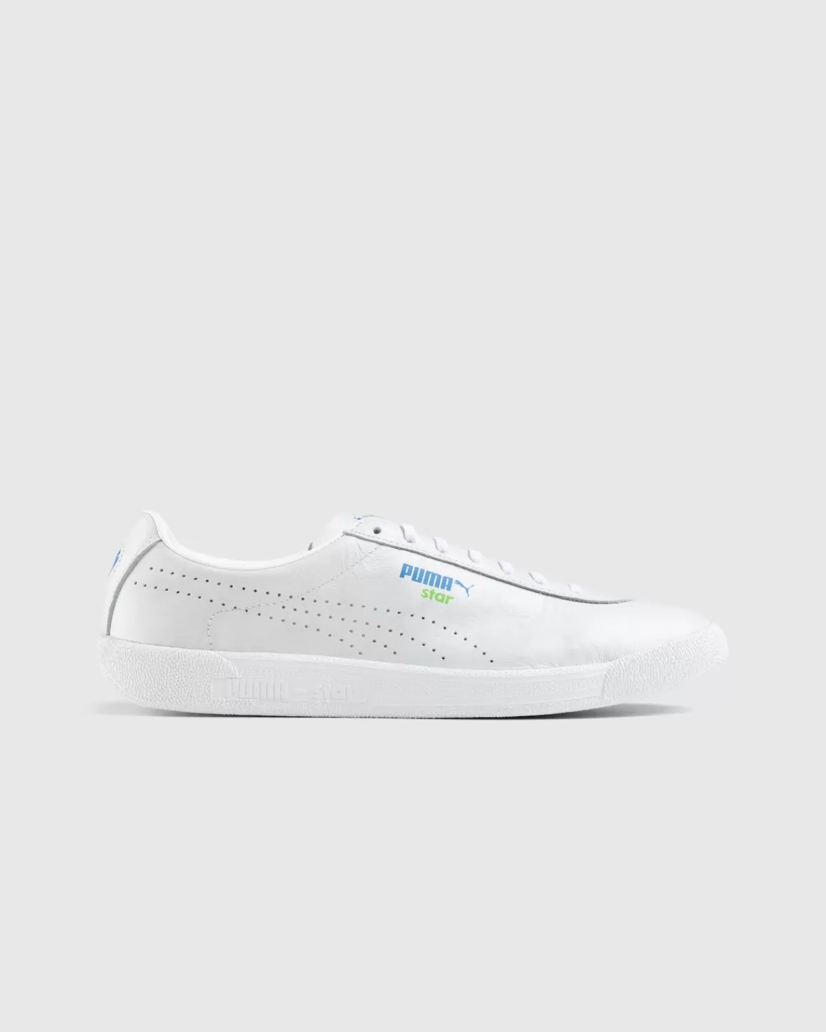 Männer Puma Star Tennis Whites Weis/Ultrablau/Grun