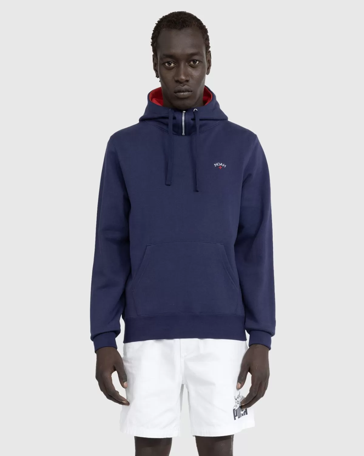 X Noah Quarter-Zip Hoodie Navy>Puma Best Sale