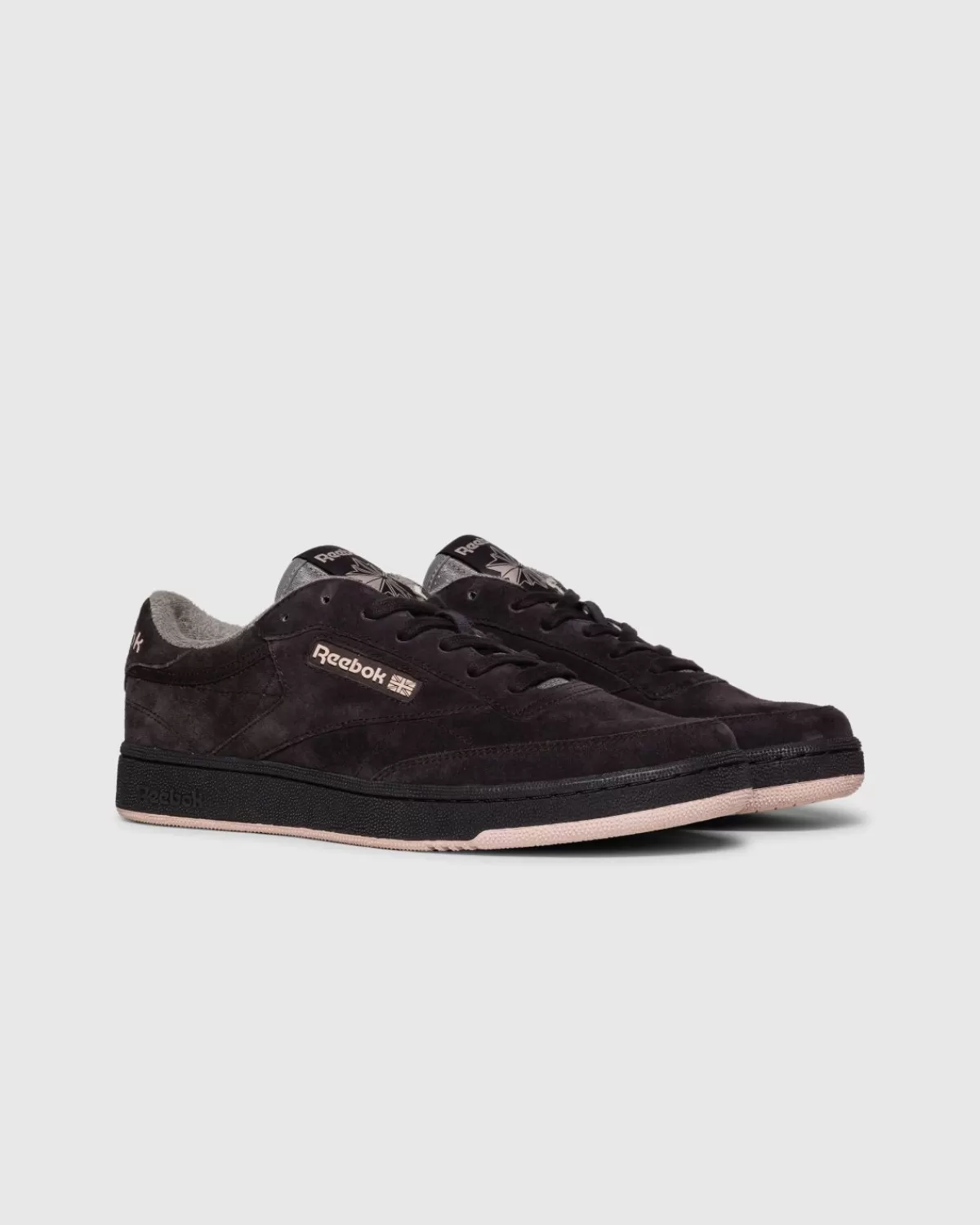 Männer Reebok Club C Schwarz/Hellrosa