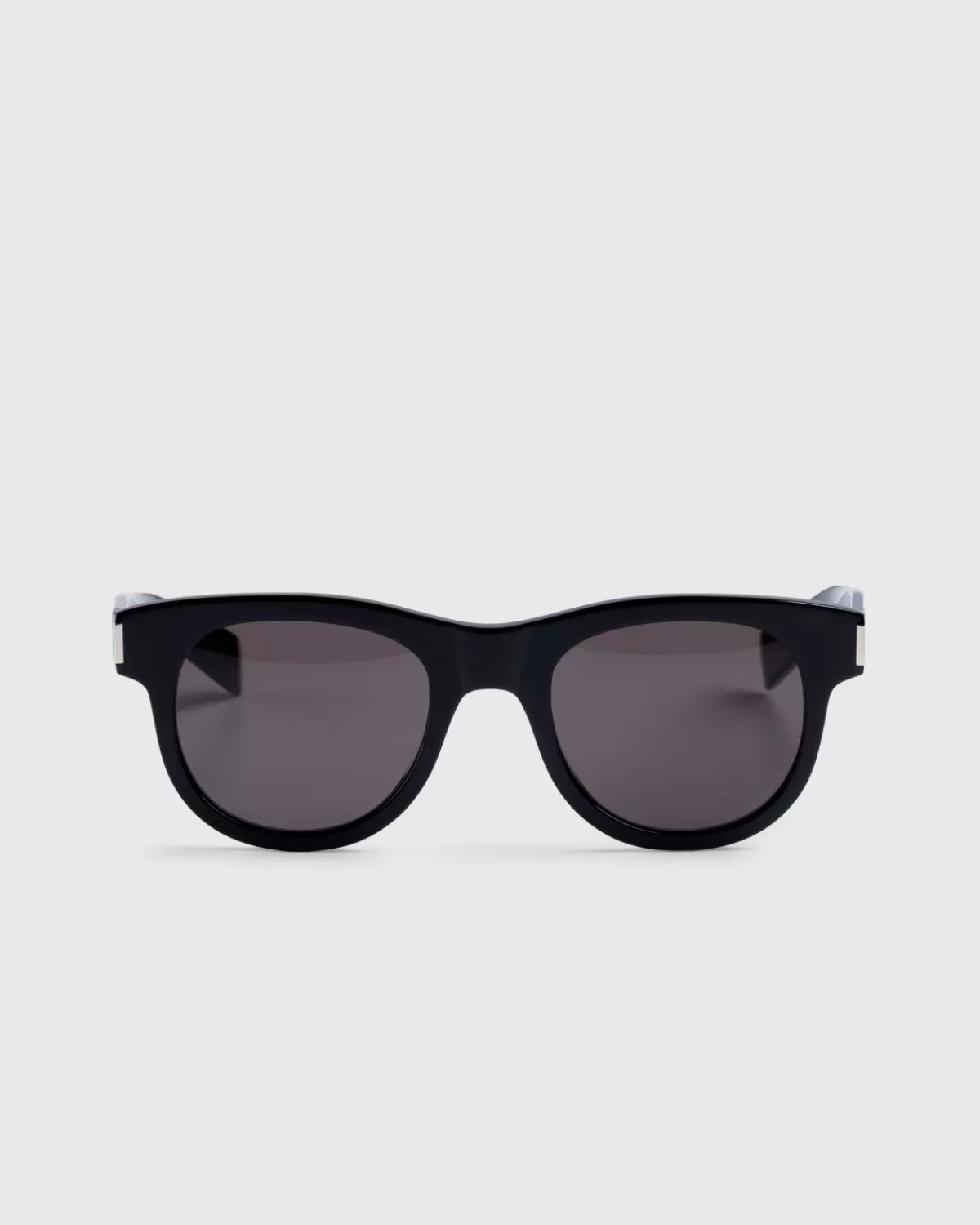 Männer Saint Laurent Sl 571 Sonnenbrille Mit Rundem Rahmen, Schwarz