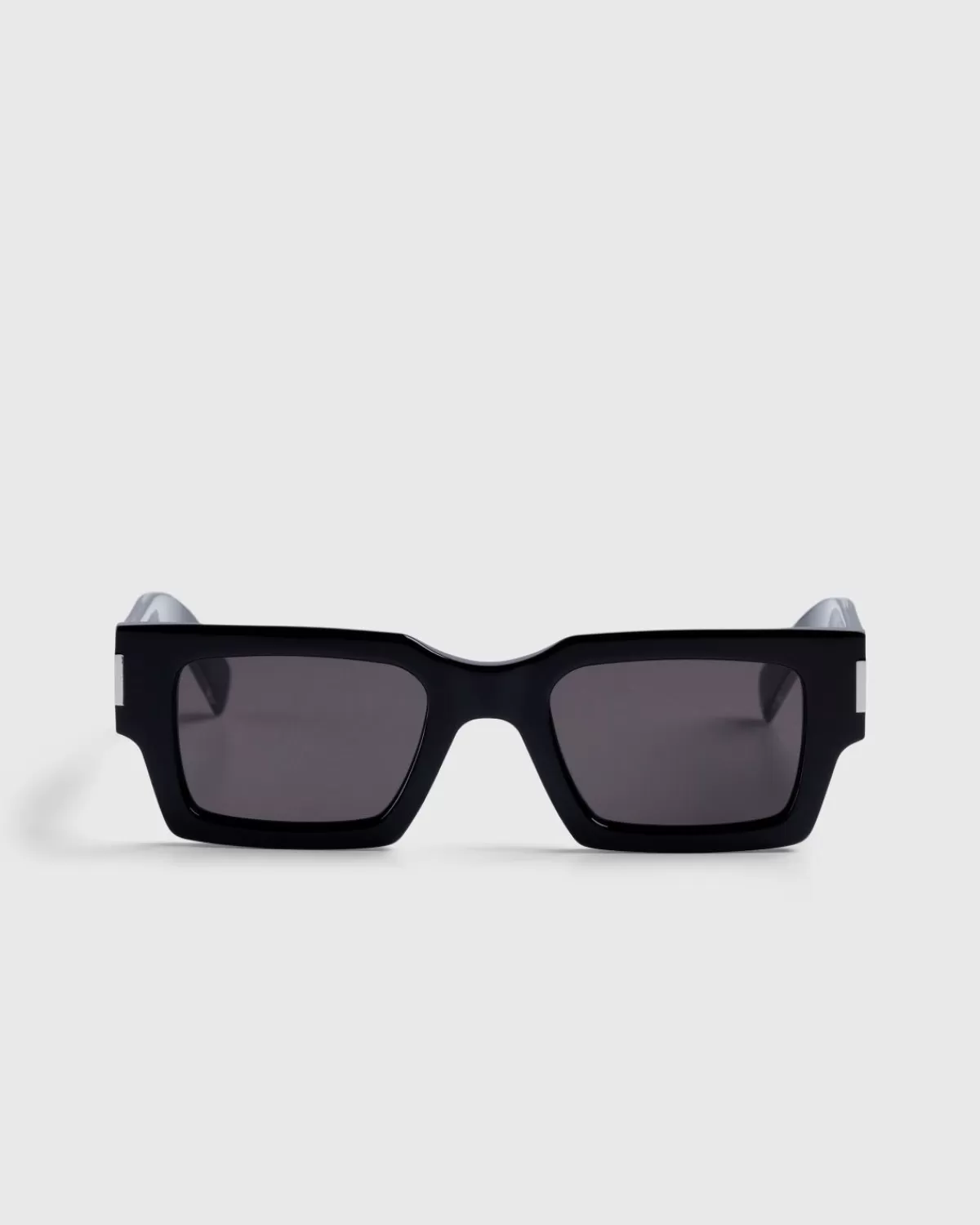 Männer Saint Laurent Sl 572 Sonnenbrille Mit Quadratischem Rahmen, Schwarz/Kristall