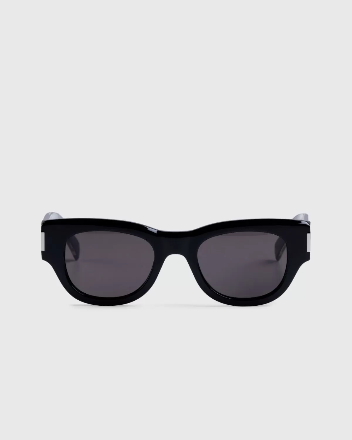 Männer Saint Laurent Sl 573 Cat-Eye-Sonnenbrille Schwarz/Kristall/Grau