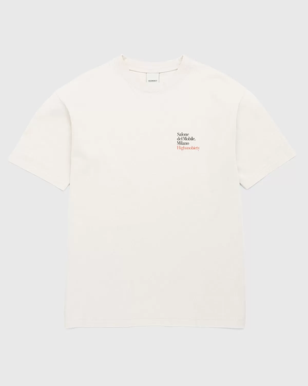 Männer Salone del Mobile X Highsnobiety Logo-T-Shirt Eggshell