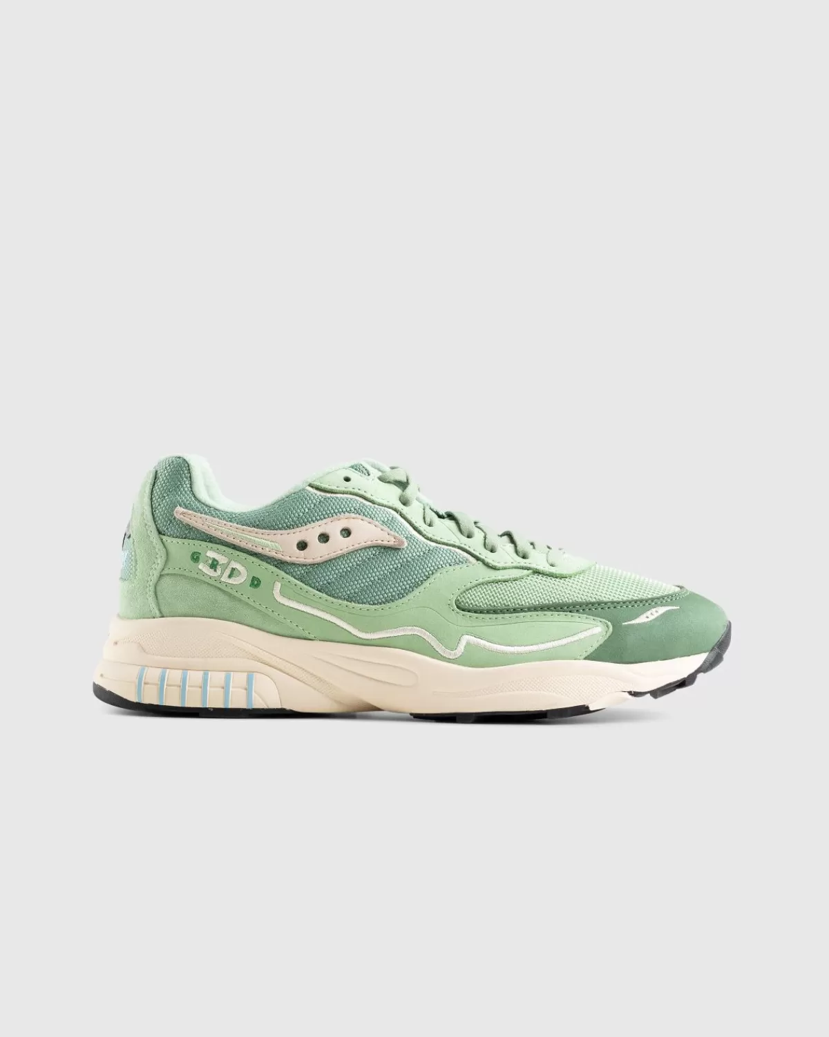 Männer Saucony 3D Grid Hurricane Grun/Creme