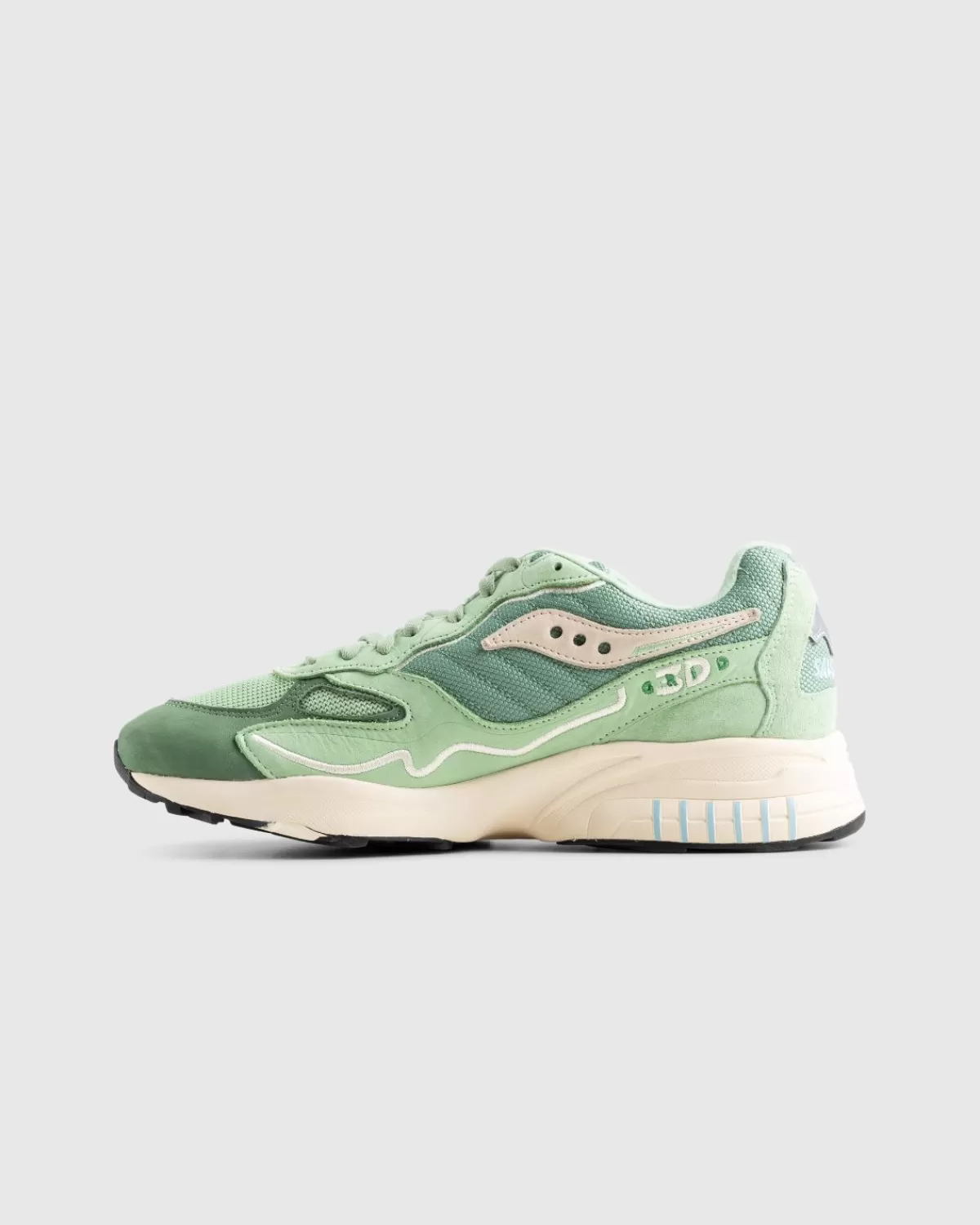 Männer Saucony 3D Grid Hurricane Grun/Creme