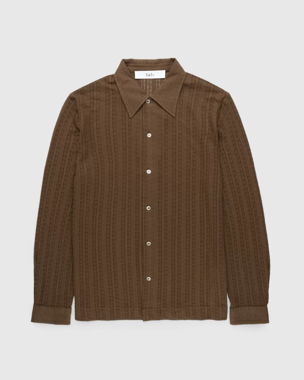 Sefr Ripley Shirt Espresso Medaillon>Séfr Sale