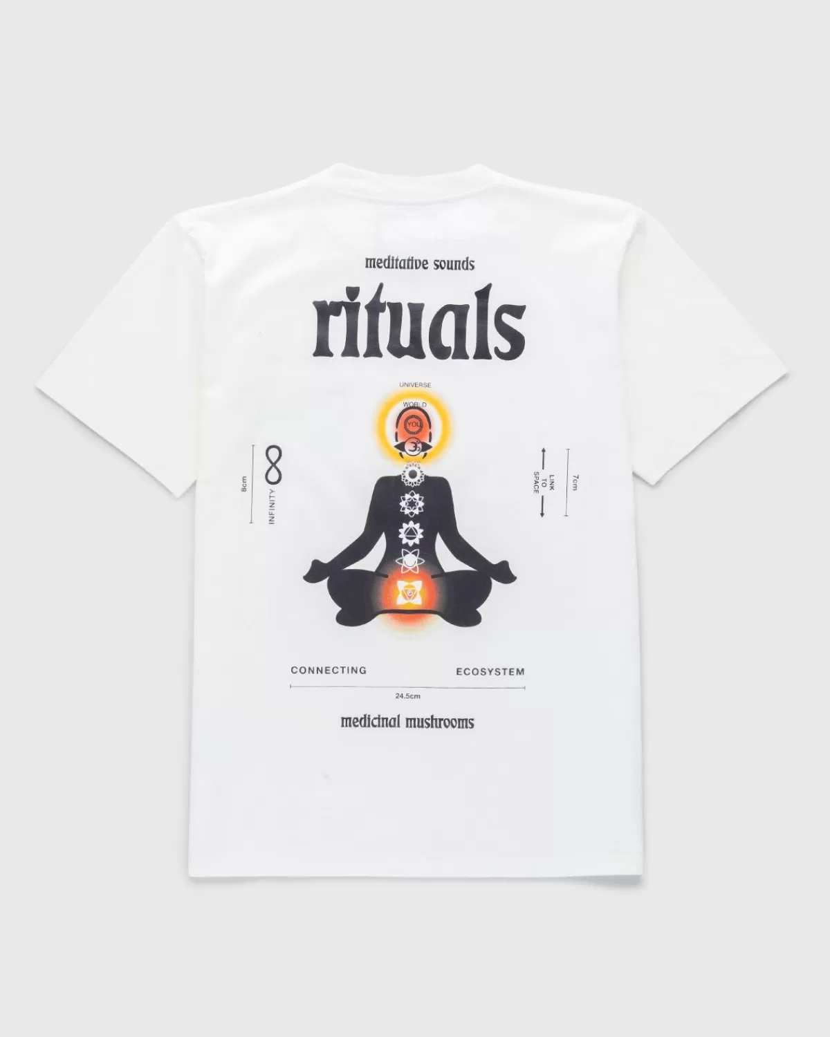 Männer Space Available Studio Ritual T-Shirt Weis