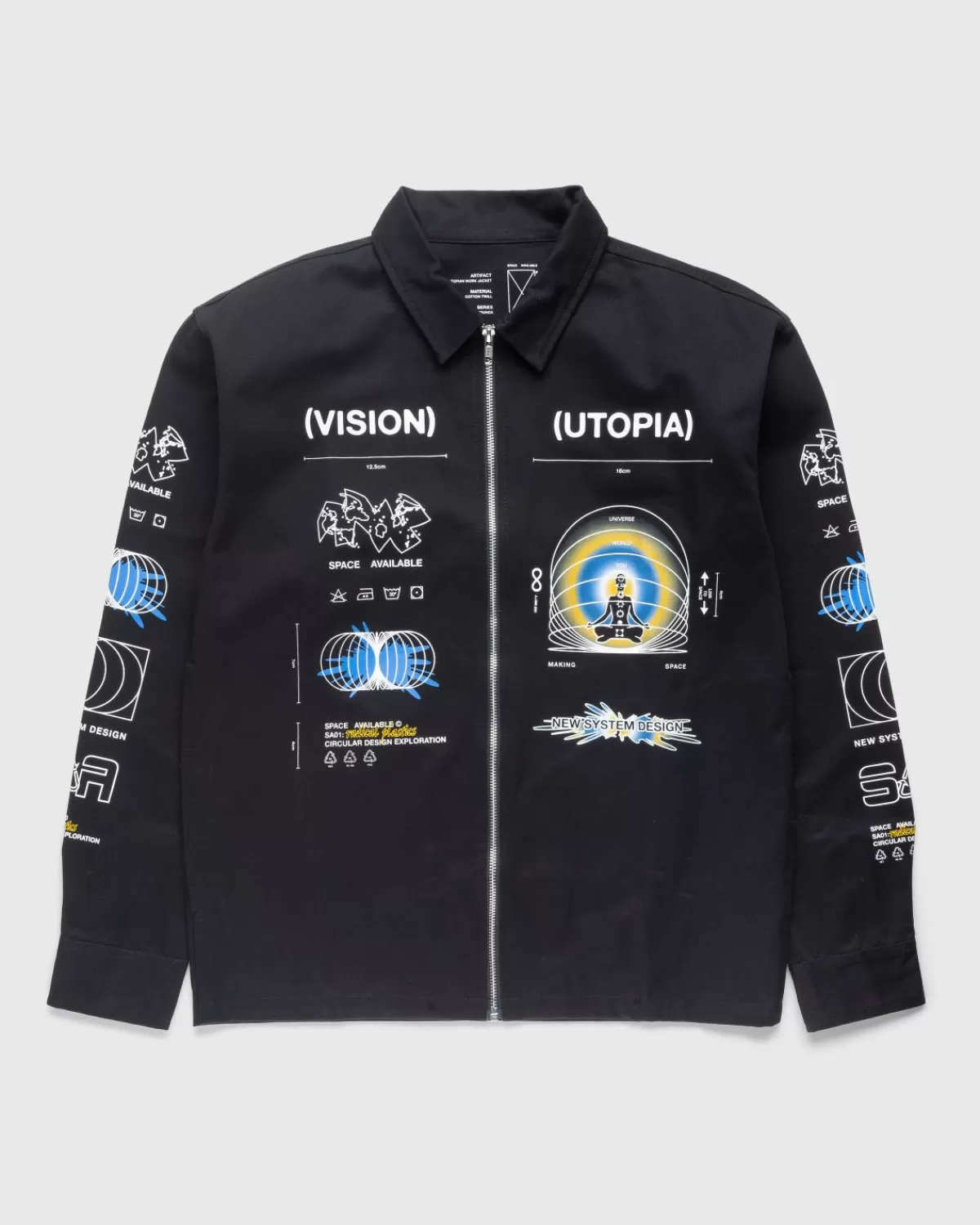 Utopia Arbeitsjacke Schwarz>Space Available Studio Best