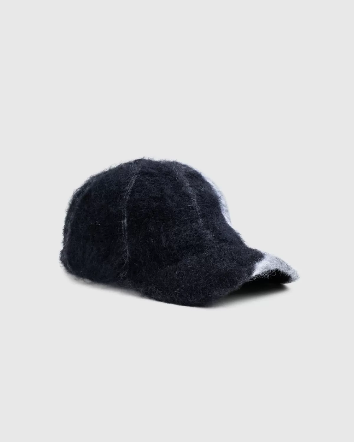 Männer SSU Mohair Wave Baseball Cap Schornsteinfeger Schwarz