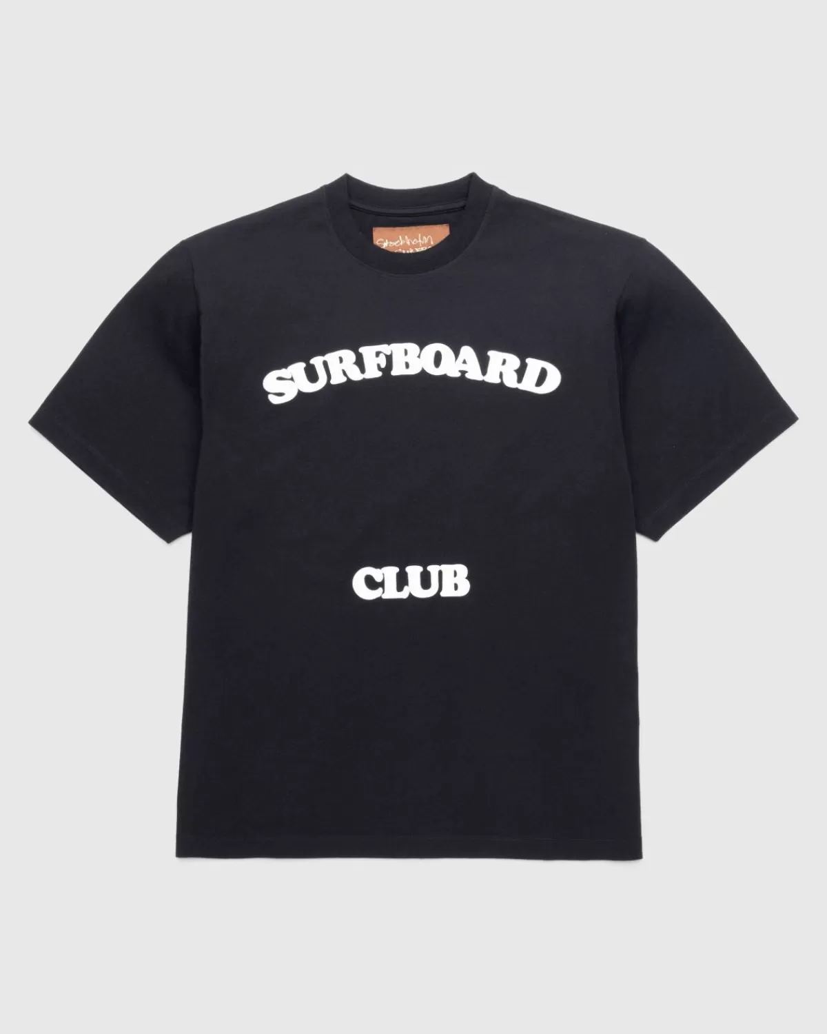 Männer Stockholm Surfboard Club Leaf Club T-Shirt Schwarz