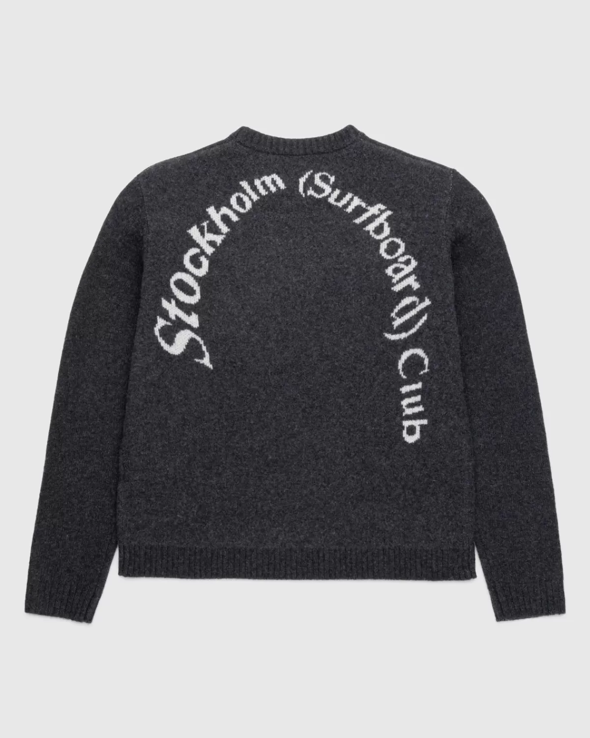 Strick-Logo-Pullover Schwarz>Stockholm Surfboard Club Clearance