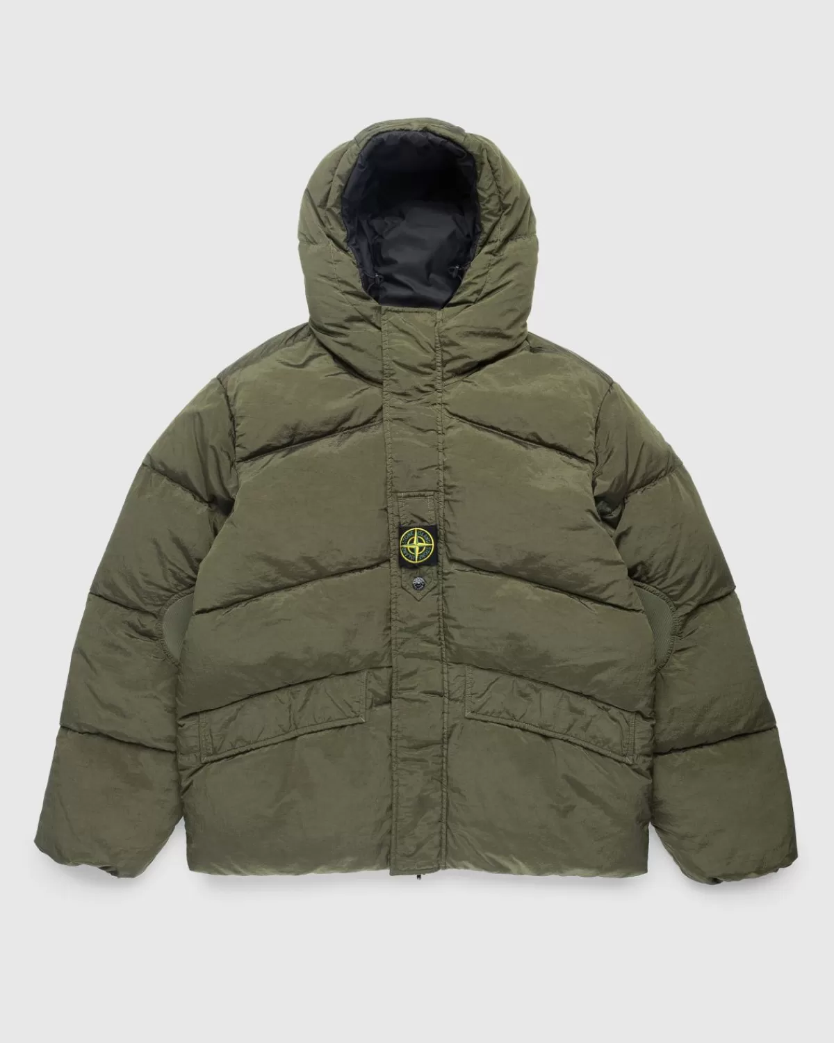 Daunenpufferjacke Oliv>Stone Island Online