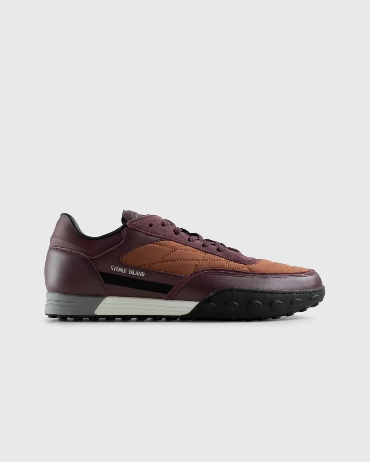 Männer Stone Island Fusballsneaker Burgund