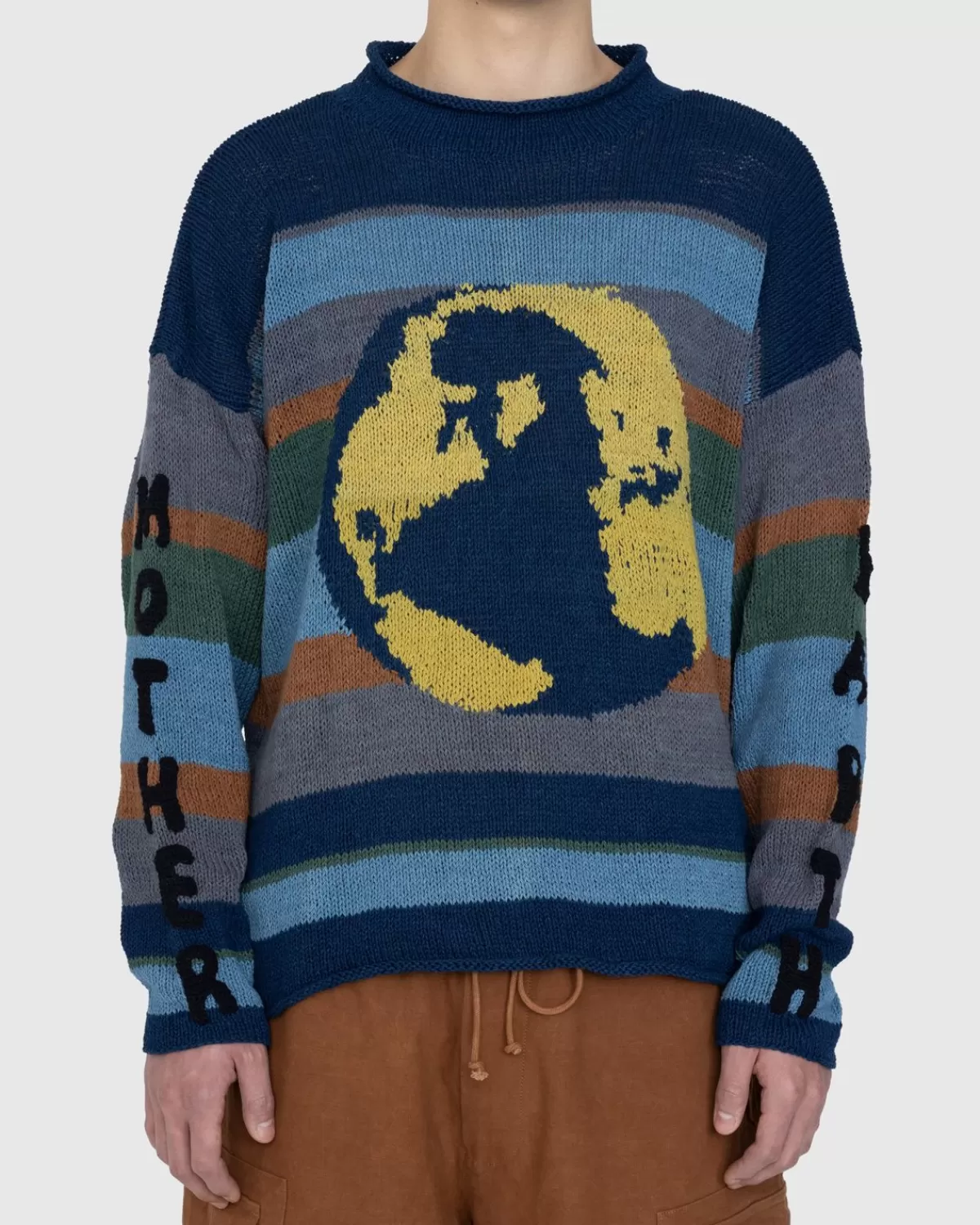 Story-Erstellung. Twinsun Rollkragenpullover, Gestreift, Mother Earth Multi>Story mfg. Sale