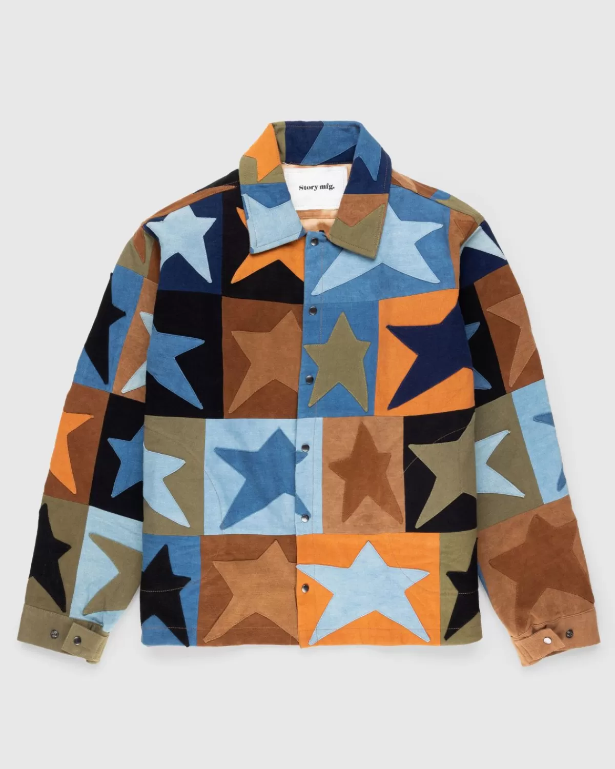 Story-Erstellung. Worf Jacke Star Scraps Patchwork>Story mfg. Store