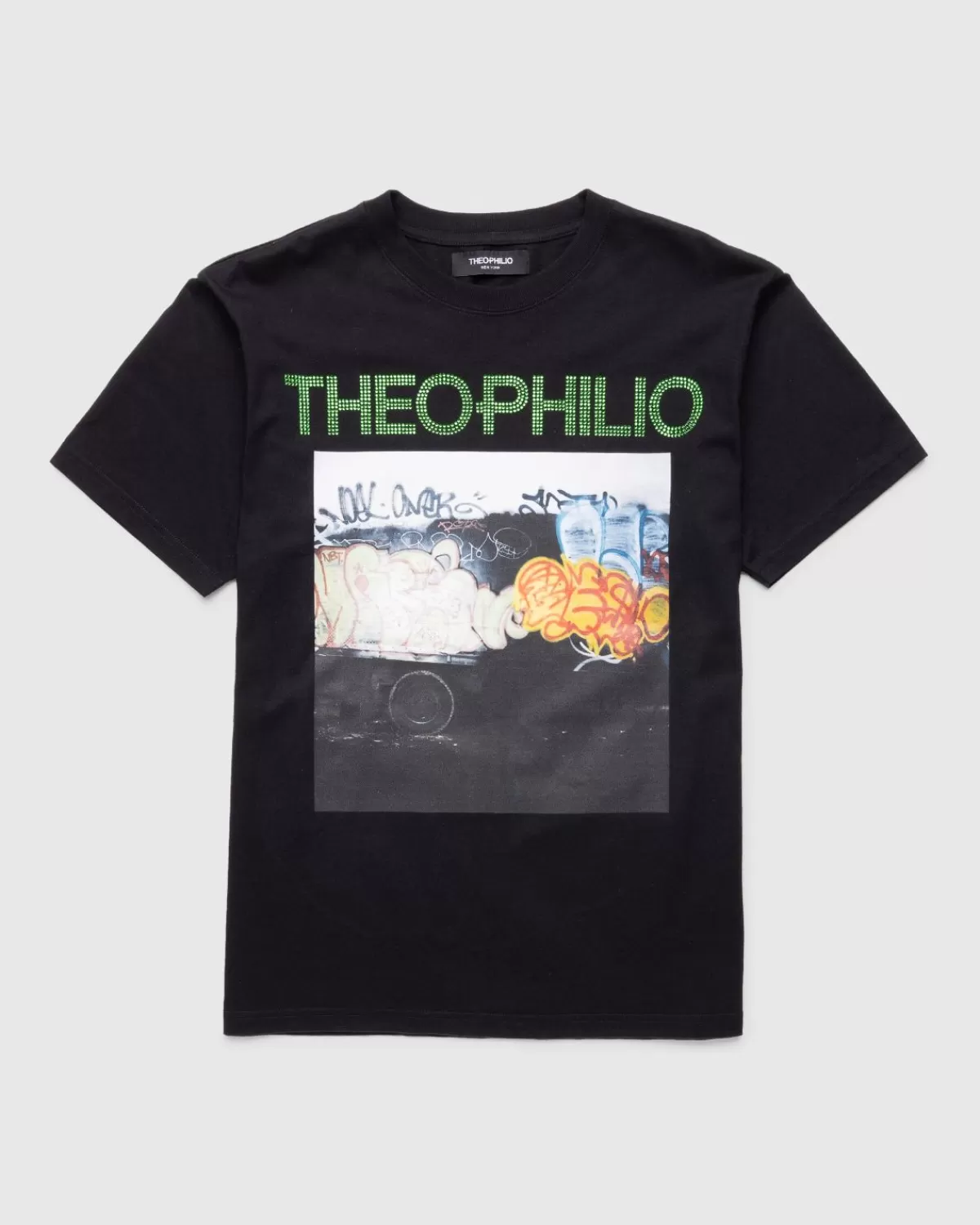 Männer Theophilio X Highsnobiety T-Shirt Schwarz