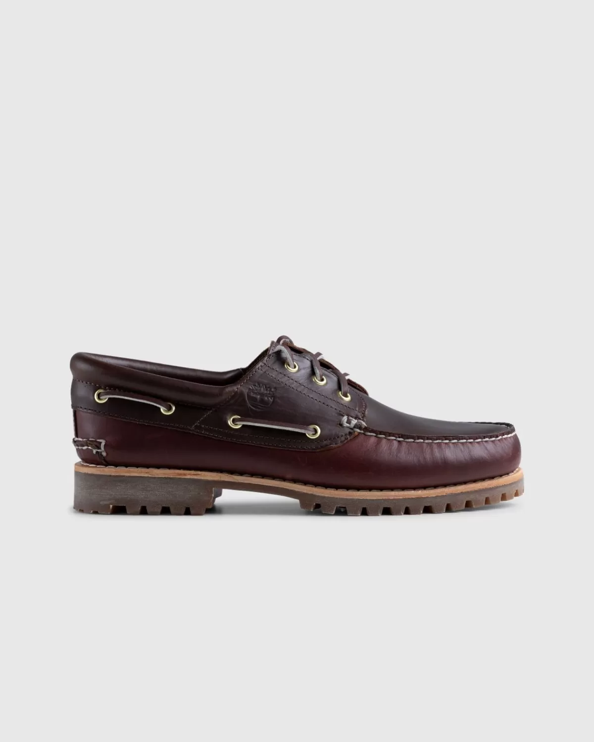 Männer Timberland Authentics 3 Eye Classic Lug Burgandy