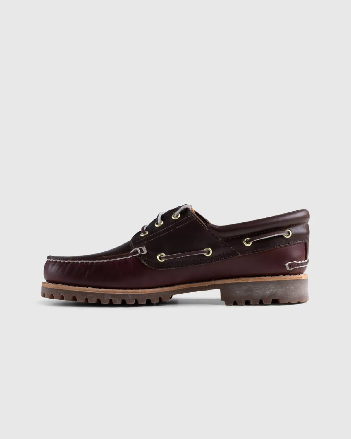 Männer Timberland Authentics 3 Eye Classic Lug Burgandy