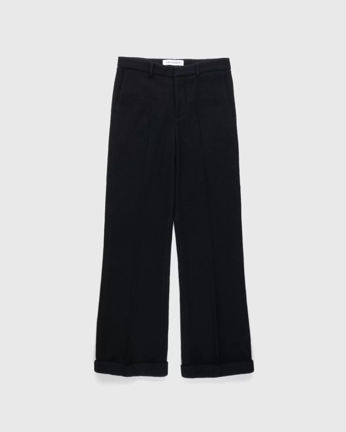 Boucle-Jersey-Hose Schwarz>Trussardi Store