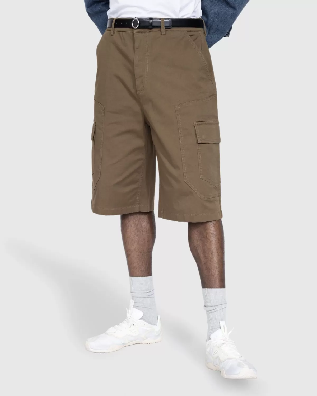 Hosenshorts Aus Gabardine, Stuckgefarbt>Trussardi Hot