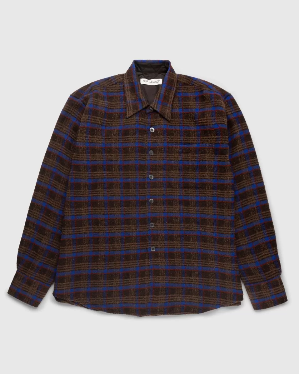 Unser Vermachtnis Above Shirt Brown Pankow Check>Our Legacy Best Sale