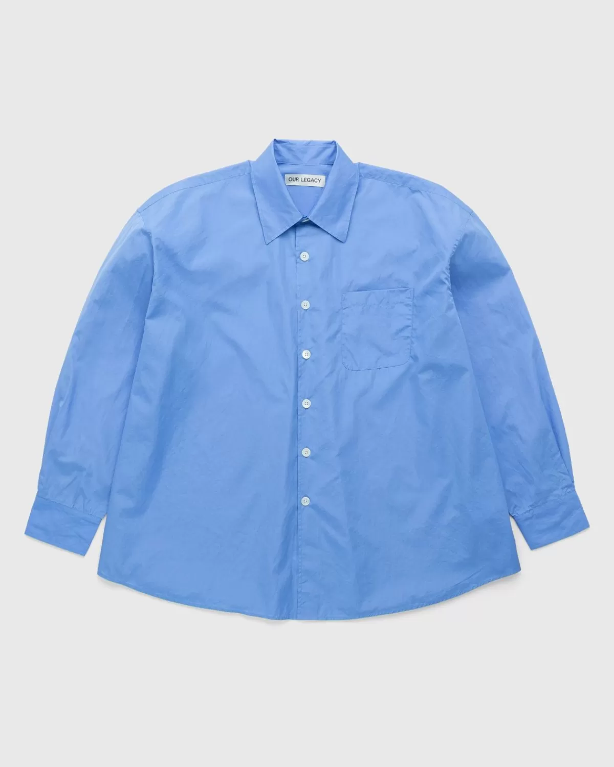 Unser Vermachtnis Borrowed Shirt Blau>Our Legacy Best Sale