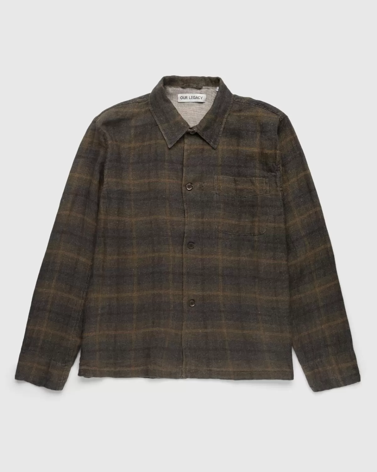 Unser Vermachtnis Boxshirt Mirage Wax Check>Our Legacy New