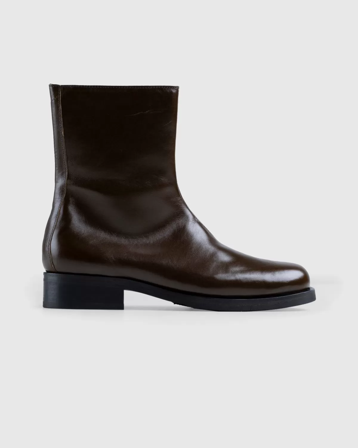 Männer Our Legacy Unser Vermachtnis Camion Boot Olive Leather