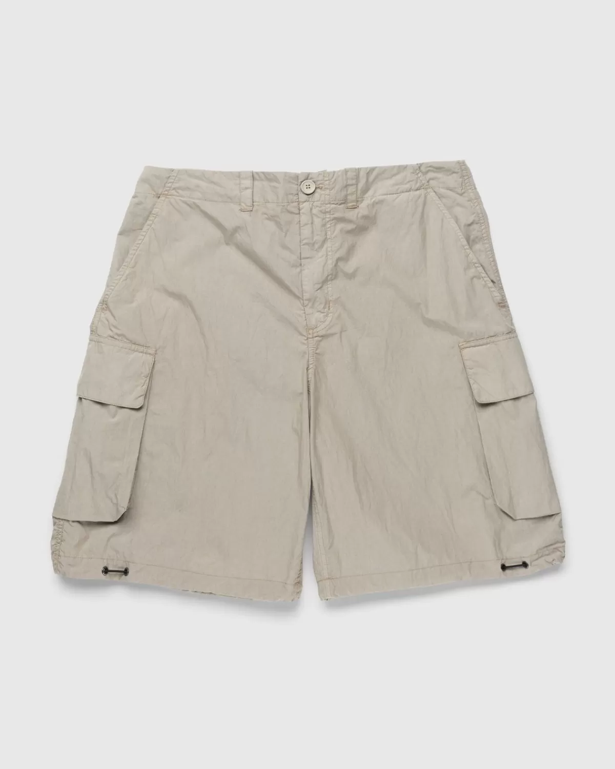 Unser Vermachtnis Mount Shorts Metallic Sand ParacHüte Popeline>Our Legacy Flash Sale