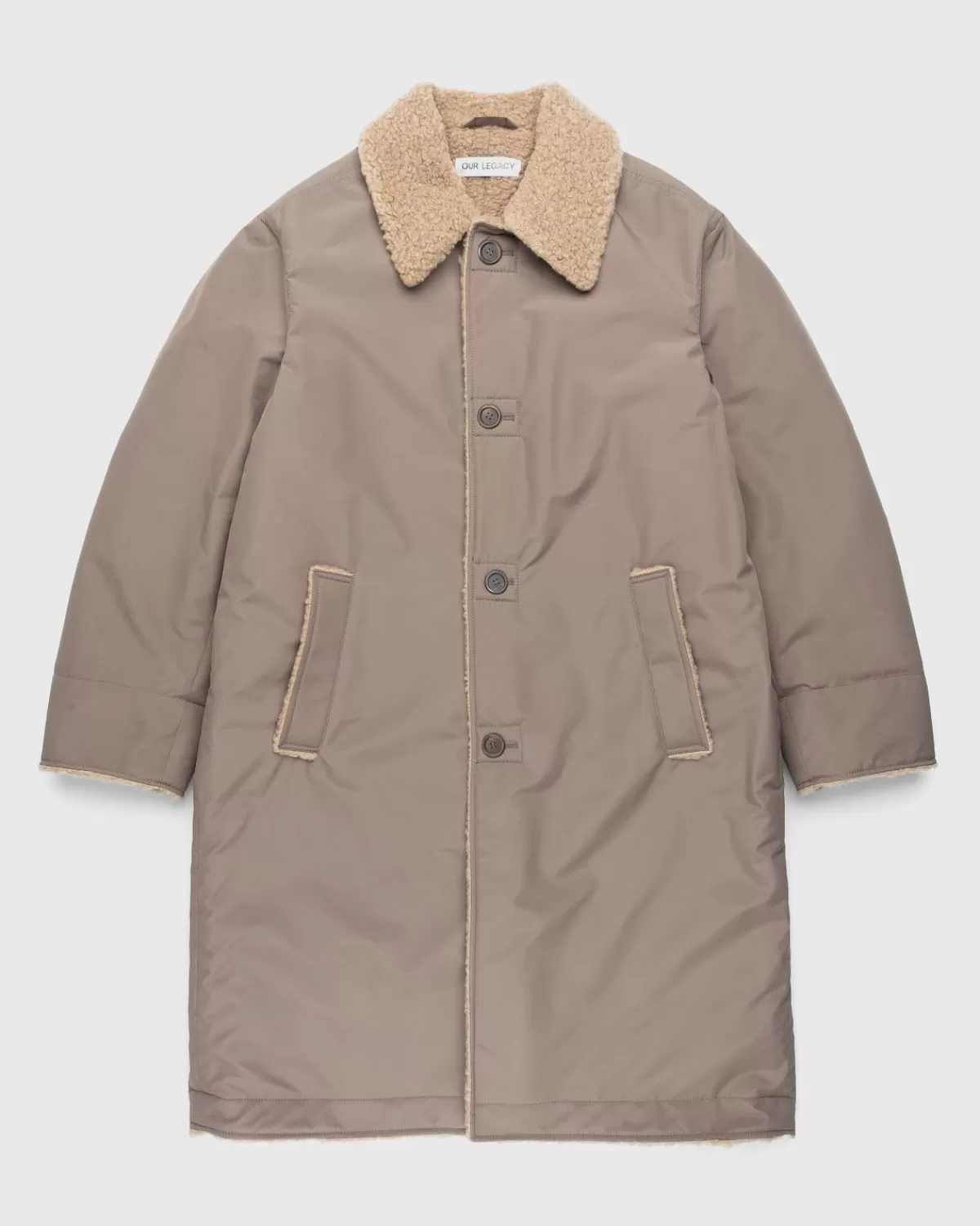 Unser Vermachtnis Polar Coat Murkey Clay>Our Legacy Best Sale