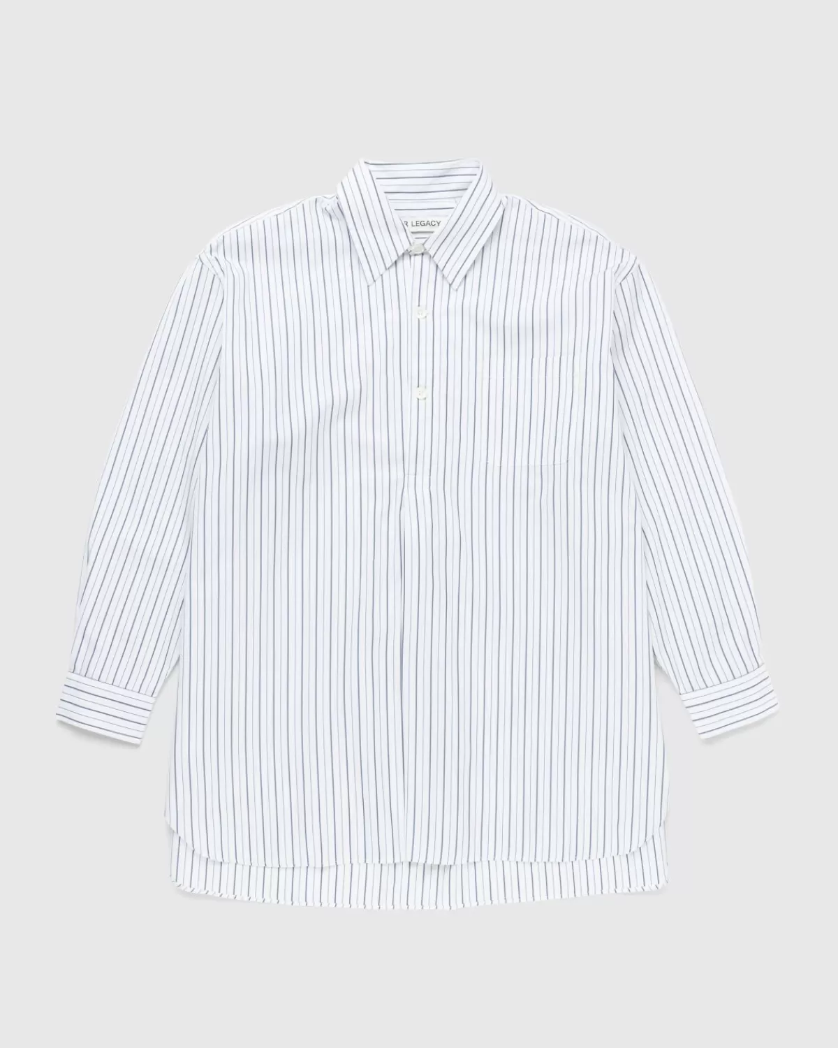 Unser Vermachtnis Popover-Shirt Olympic White Stripe>Our Legacy Best Sale