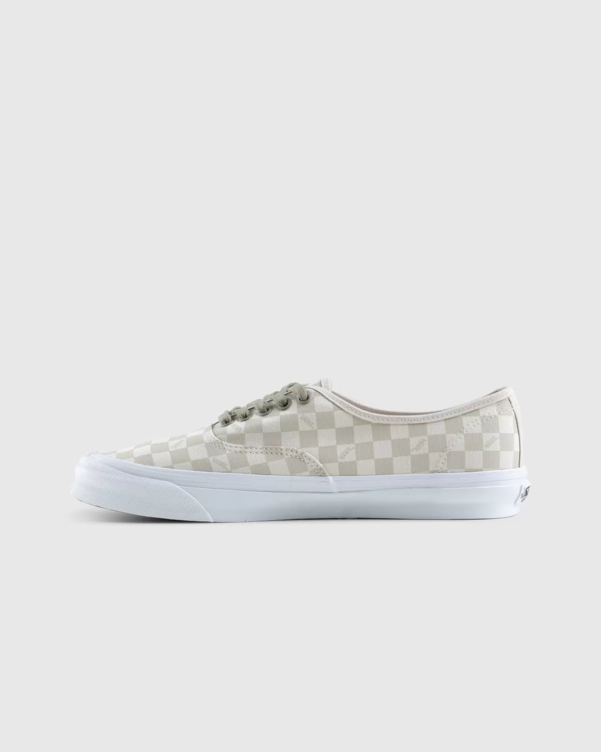 Männer Vans Ua Og Authentic Lx Vault Checkerboard Beige