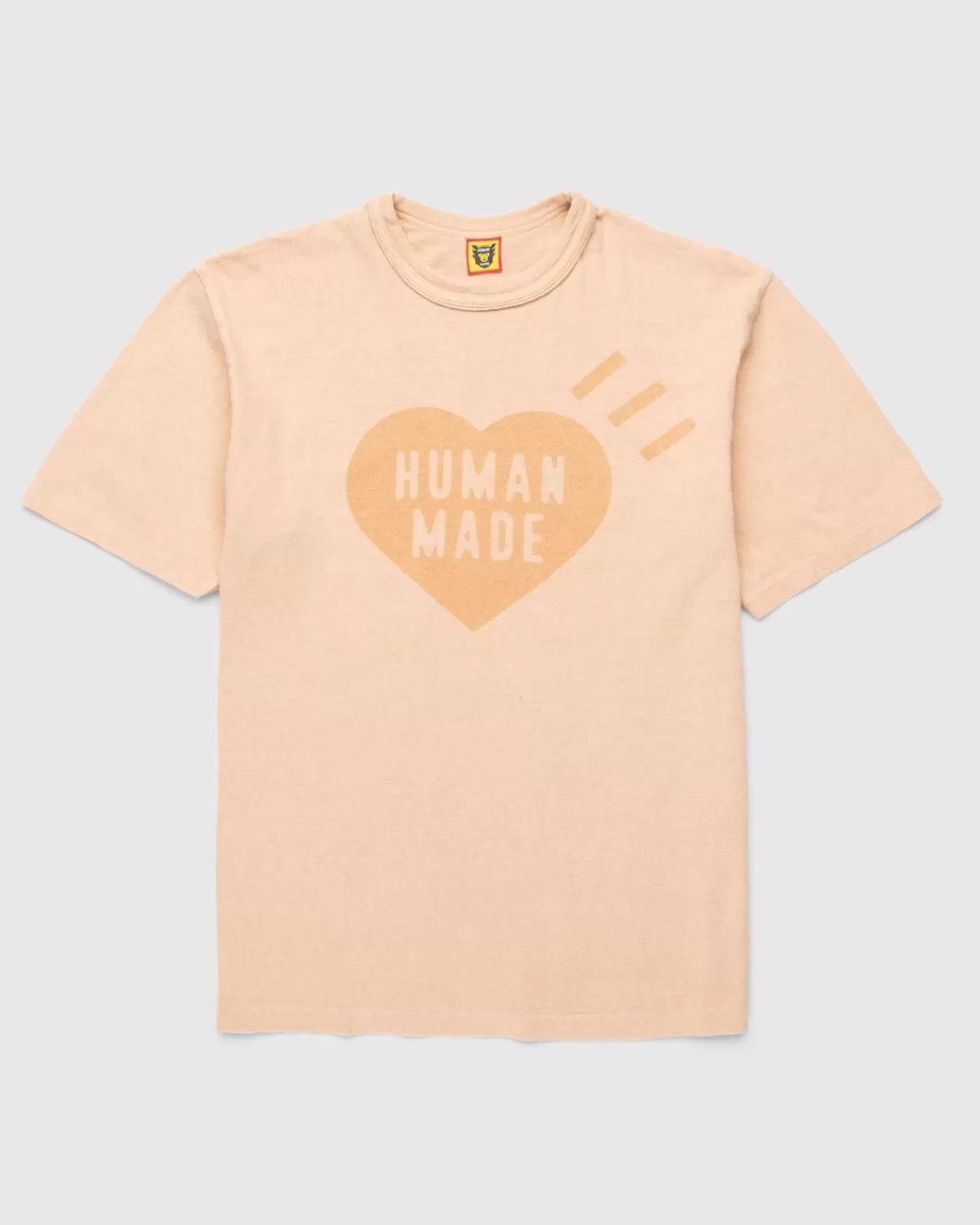 Männer Human Made Von Menschen Gemacht Ningen-Sei Pflanzengefarbtes T-Shirt Beige